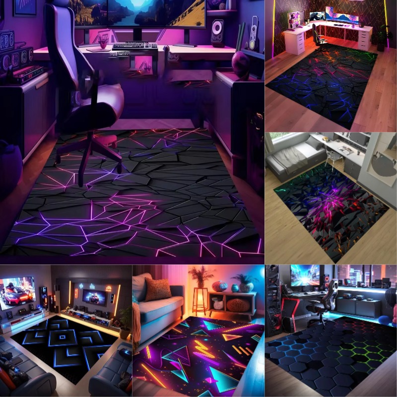 Outdoor Sport Area - Stone Play Mat, E-Sport Carpet, Gamer