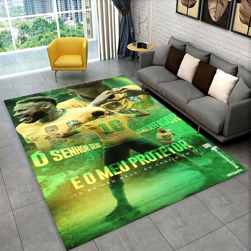 Outdoor Sport Area - Football N-Neymar Sport Star Non-Slip Area