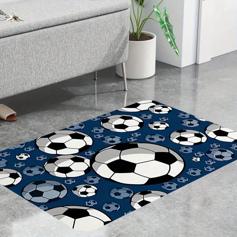 Black Gray Swirl Soccer Print  - Outdoor Sport Area review and price
